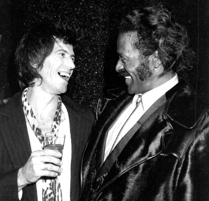 Les Copains de Fête Keith Richards et Chuck Berry | Alamy Stock Photo by ZUMA Press, Inc.
