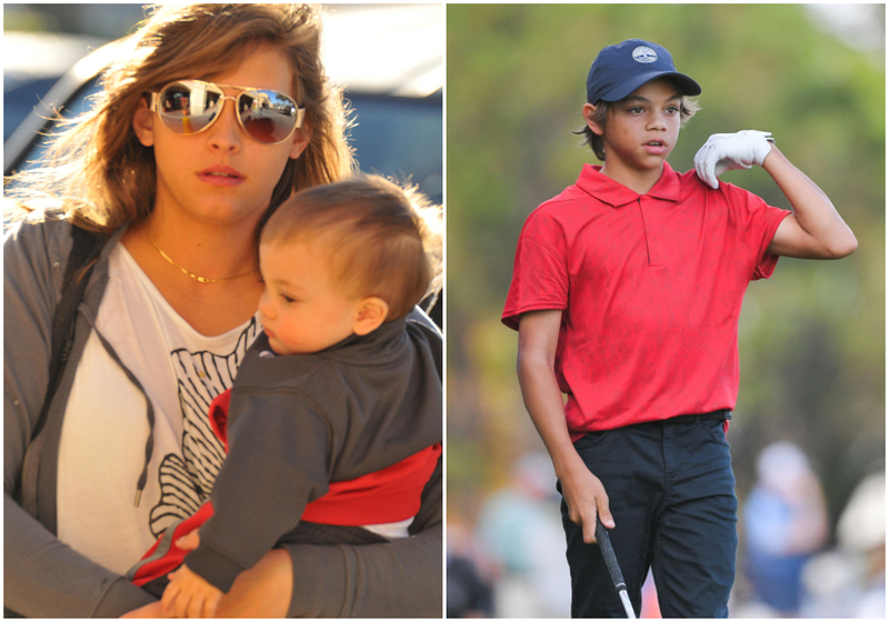 Le fils de Tiger Woods : Charlie Axel Woods | Alamy Stock Photo by Storms Media Group/Hoo-Me & Getty Images Photo by Ben Jared/PGA TOUR