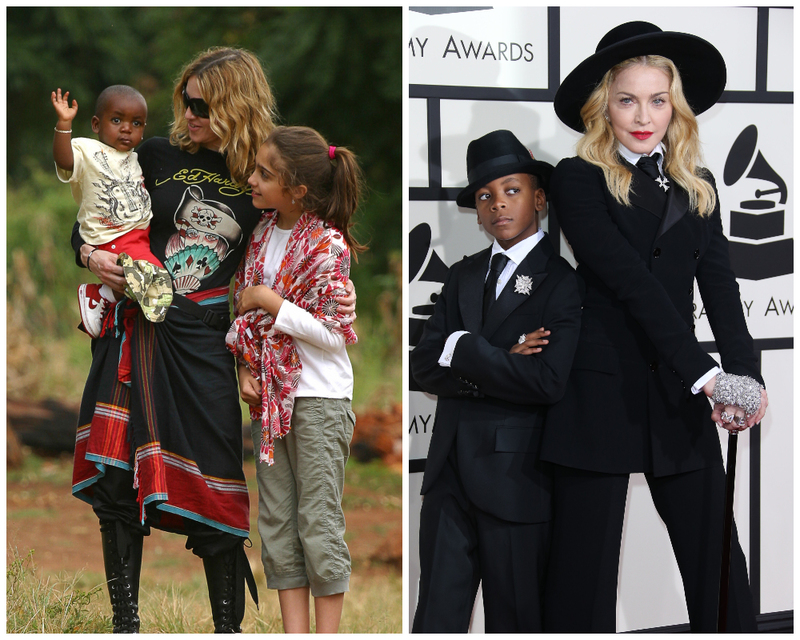 Le fils de Madonna : David Banda Mwale Ciccone Ritchie | Getty Images Photo by STRINGER/AFP & Dan MacMedan/WireImage