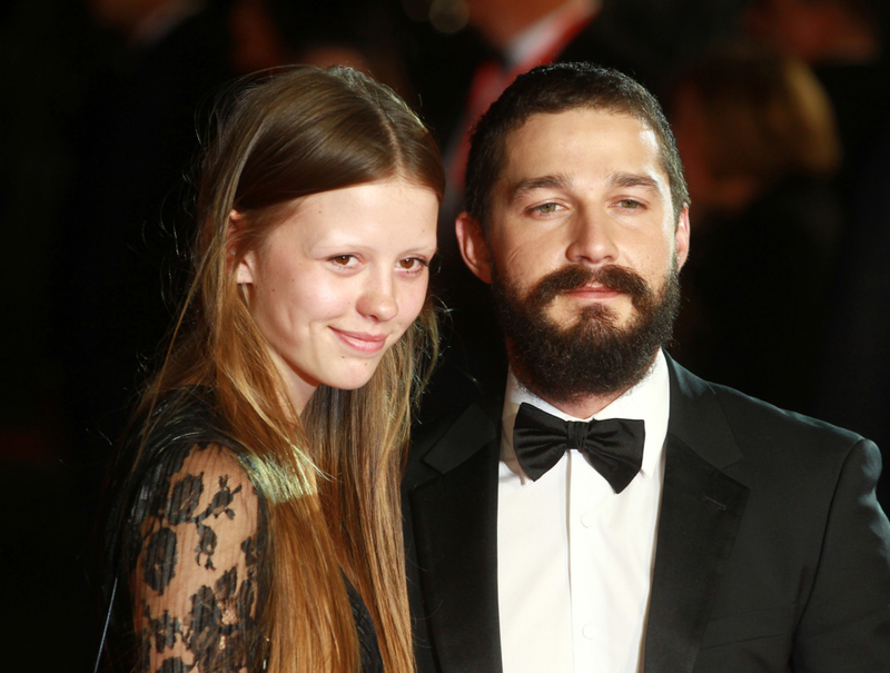 Shia LaBeouf & Mia Goth | Getty Images/Photo by Fred Duval/FilmMagic