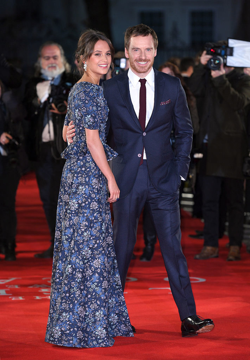 Michael Fassbender & Alicia Vikander | Getty Images/Photo by Karwai Tang/WireImage