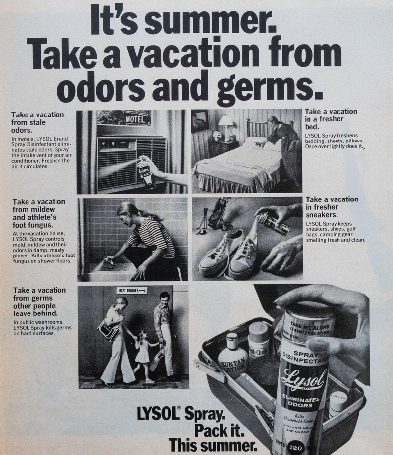 Lysol: The Perfect Summer Accessory | Alamy Stock Photo by Patti McConville