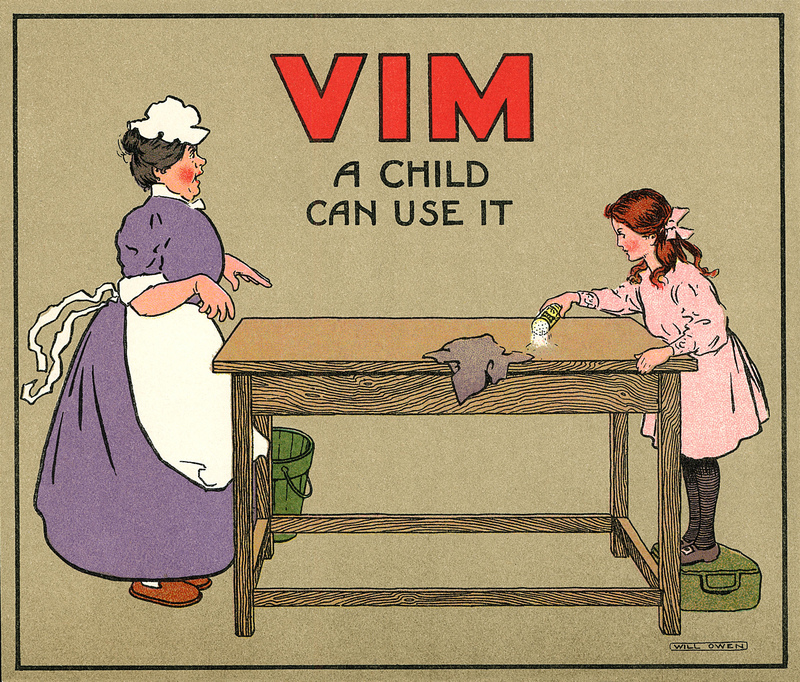 Vim Scouring Powder Embraces Child Labor? | Alamy Stock Photo by Neil Baylis
