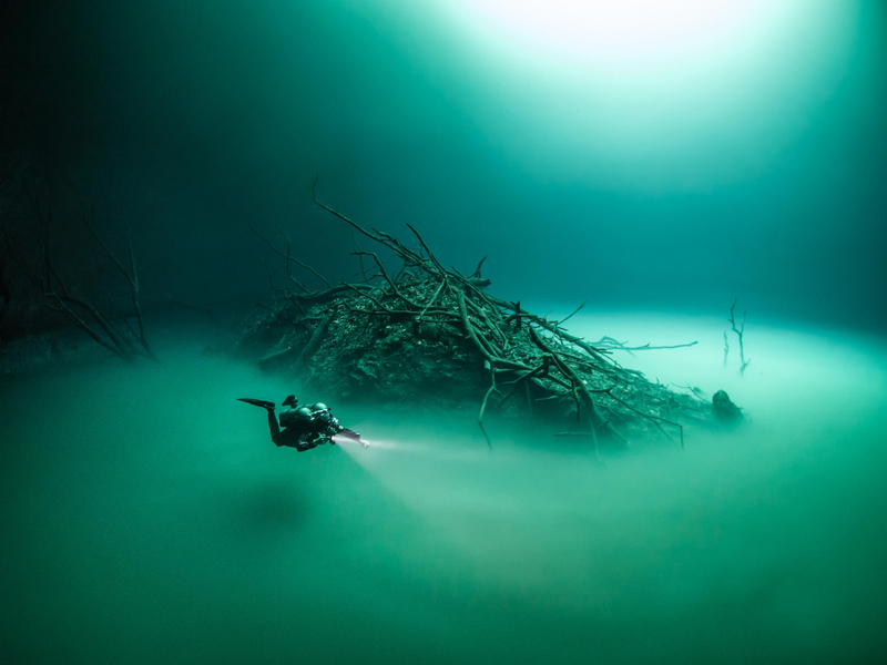 The Cenote Angelita 'Underwater River' | Alamy Stock Photo