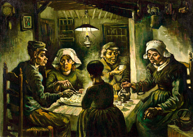 “The Potato Eaters” by Vincent Van Gogh | Alamy Stock Photo