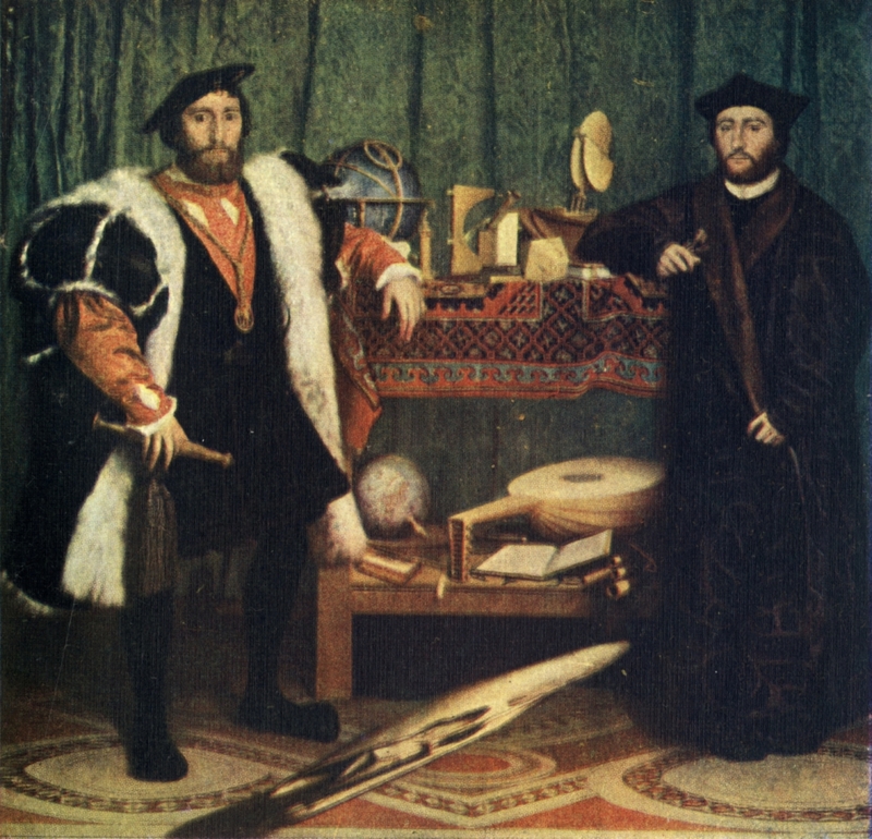 “The Ambassadors” by Hans Holbein the Younger | Getty Images Photo by Print Collector
