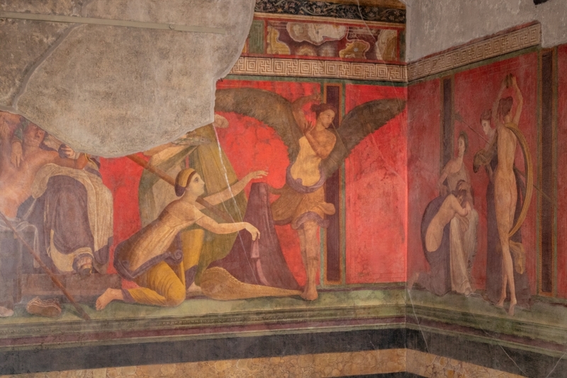 “Frescoes in Villa of the Mysteries” by Unknown | Shutterstock
