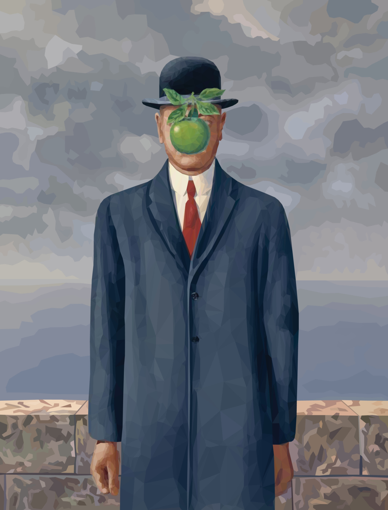 “The Son of Man” by René Magritte | Shutterstock