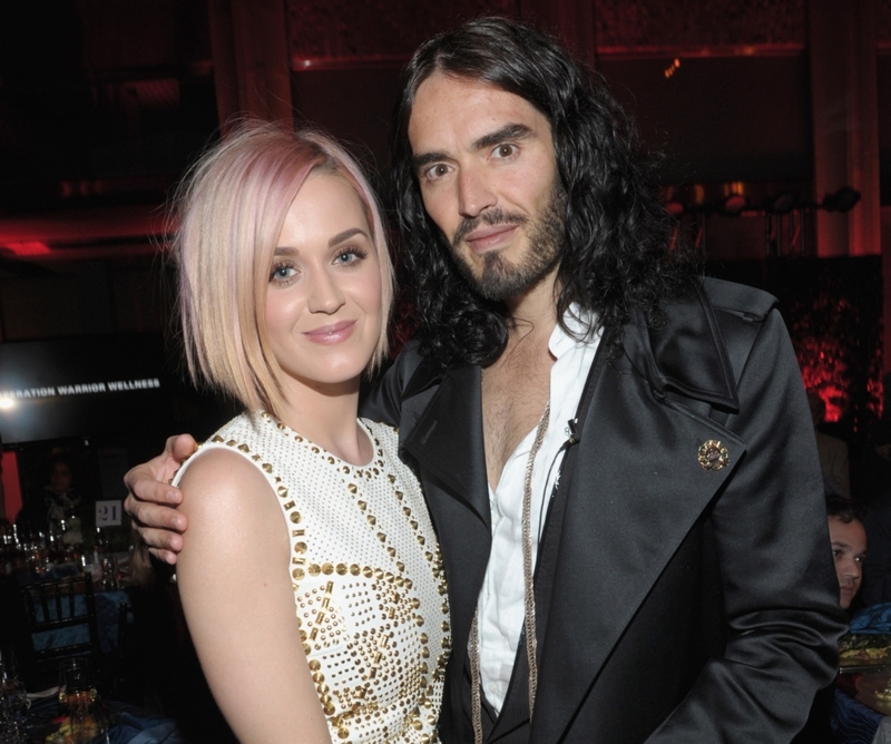 Katy Perry & Russell Brand | Getty Images Photo by CHARLY TRIBALLEAU