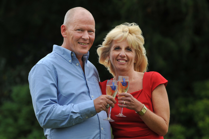 Dave and Angela Dawes (£101.2 Million Euros) | Getty Images Photo by BEN STANSALL/AFP