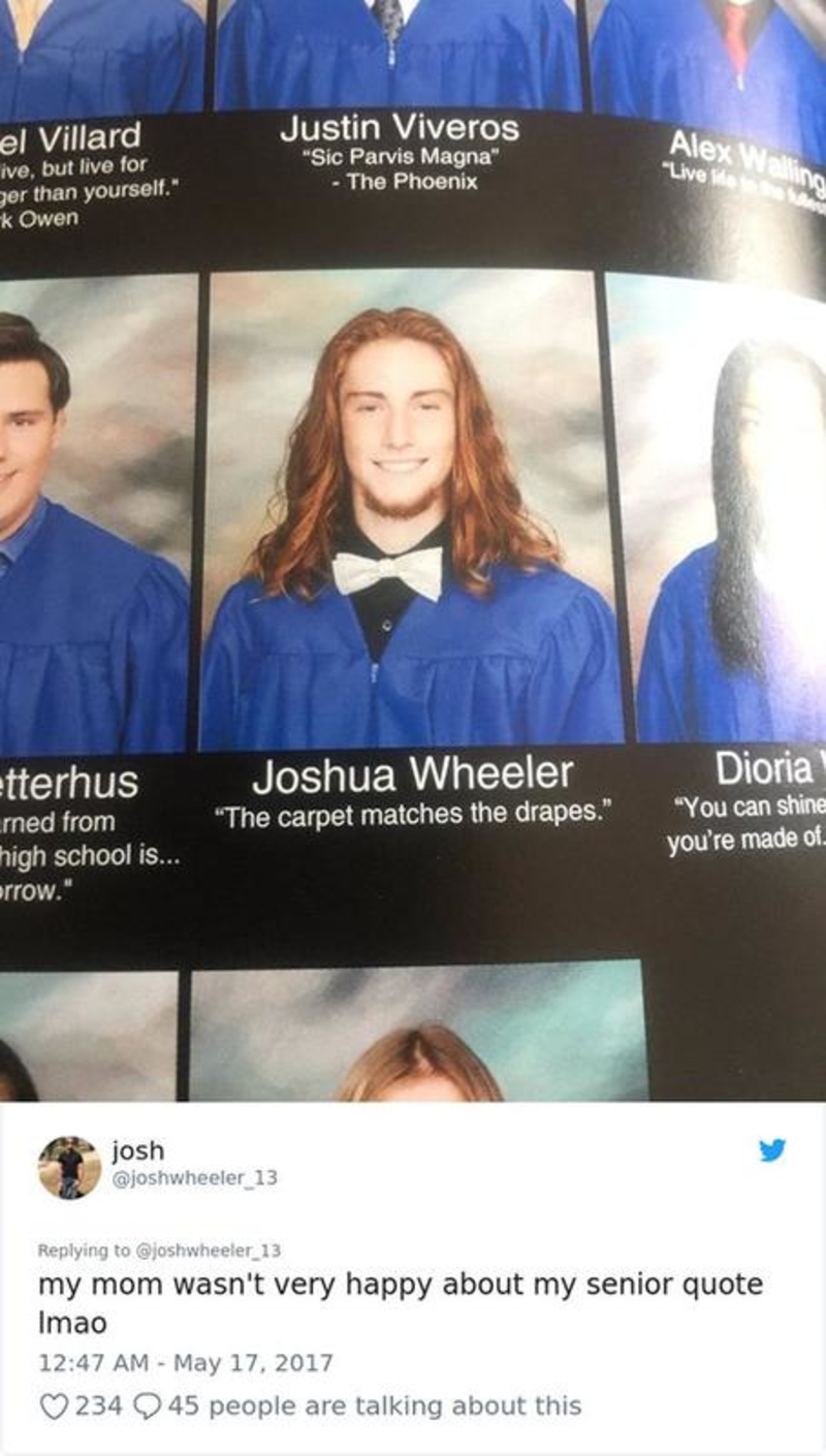 Hilarious Senior Yearbook Quotes That Cannot Be Unseen – Page 114 – Herald  Weekly