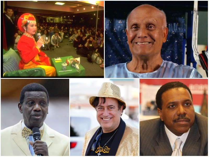 Meet the Wealthiest Religious Leaders in the World | Getty Images Photo by Alain Nogues/Sygma & JOEL SAGET/AFP & Hollywood To You/Star Max/GC Images & PIUS UTOMI EKPEI/AFP & Raymond Boyd/Michael Ochs Archives