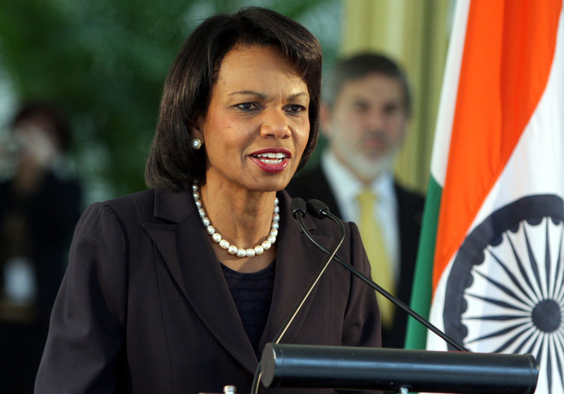 185 - Condoleezza Rice | Getty Images Photo by Virendra Singh Gosain/Hindustan Times
