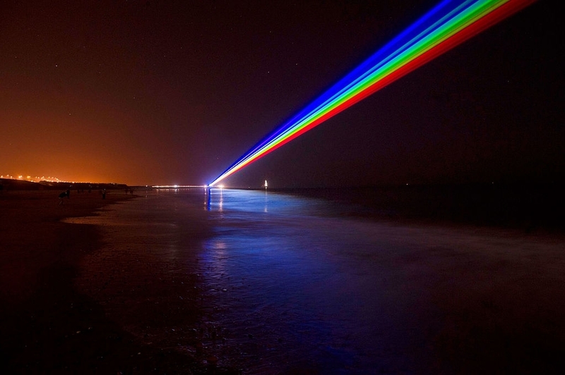 2012 London Summer Olympics’ Rainbow Laser | Getty Images Photo by Bethany Clarke