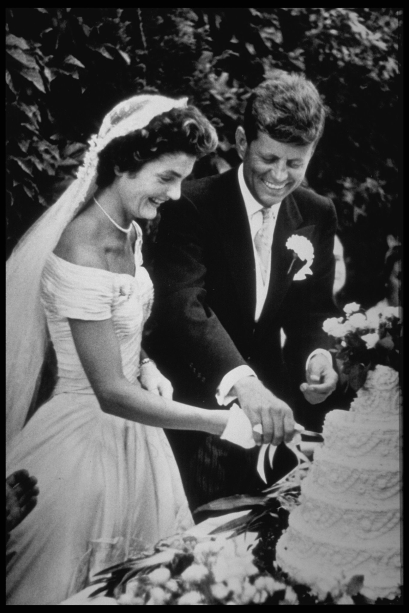 Jackie Kennedy’s Last-Minute Wedding Dress | Getty Images Photo by Brooks Kraft LLC/Sygma