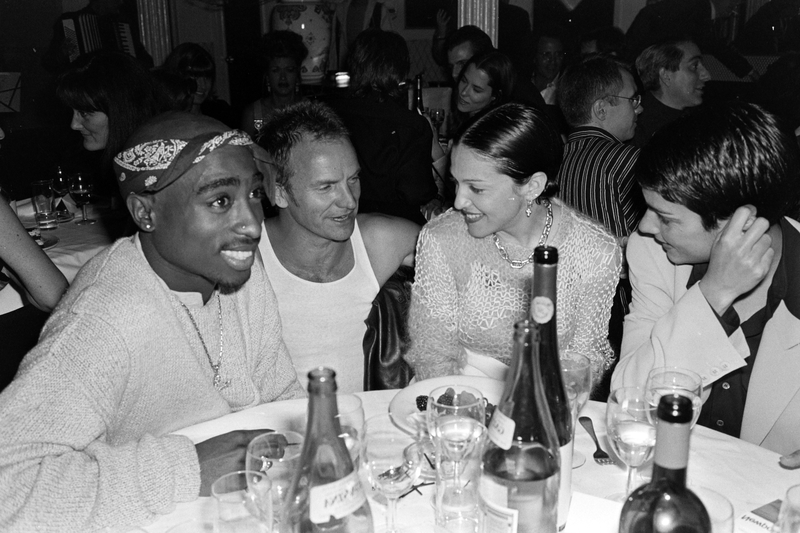 Sting, Madonna, Tupac, and Ingrid Casares | Getty Images Photo by Eric Weiss/WWD/Penske Media