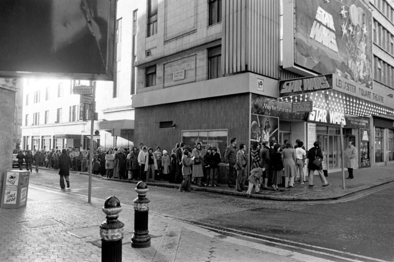Opening Day Of Star Wars At Leicester Square Theatre in London In 1977 | Alamy Stock Photo by PA Images