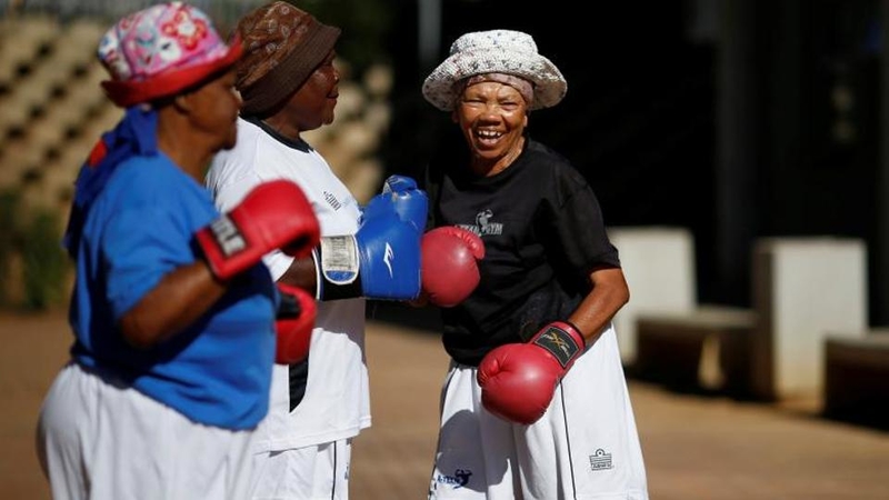 How South Africa’s ‘Boxing Grannies’ Stay Fit | Getty Images 