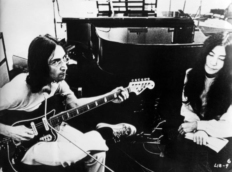 In the Studio: The Beatles and Yoko Ono, 1969 | Getty Images Photo by ullstein bild Dtl.