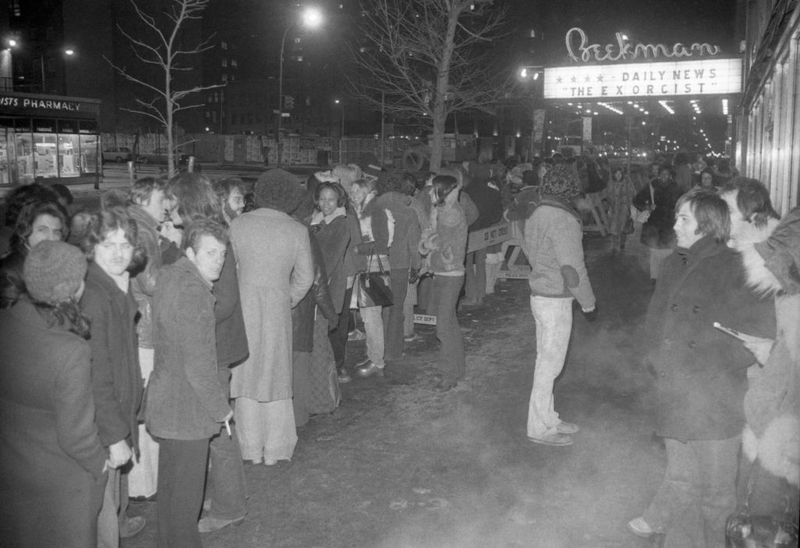 Moviegoers Wait in Line to Watch “The Exorcist” in Theaters, 1973 | Getty Images Photo by Bettmann Archive