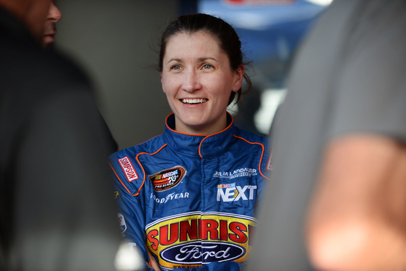 Julia Landauer – NASCAR K&N Pro Series West Female Champion | Getty Images Photo by Bart Young