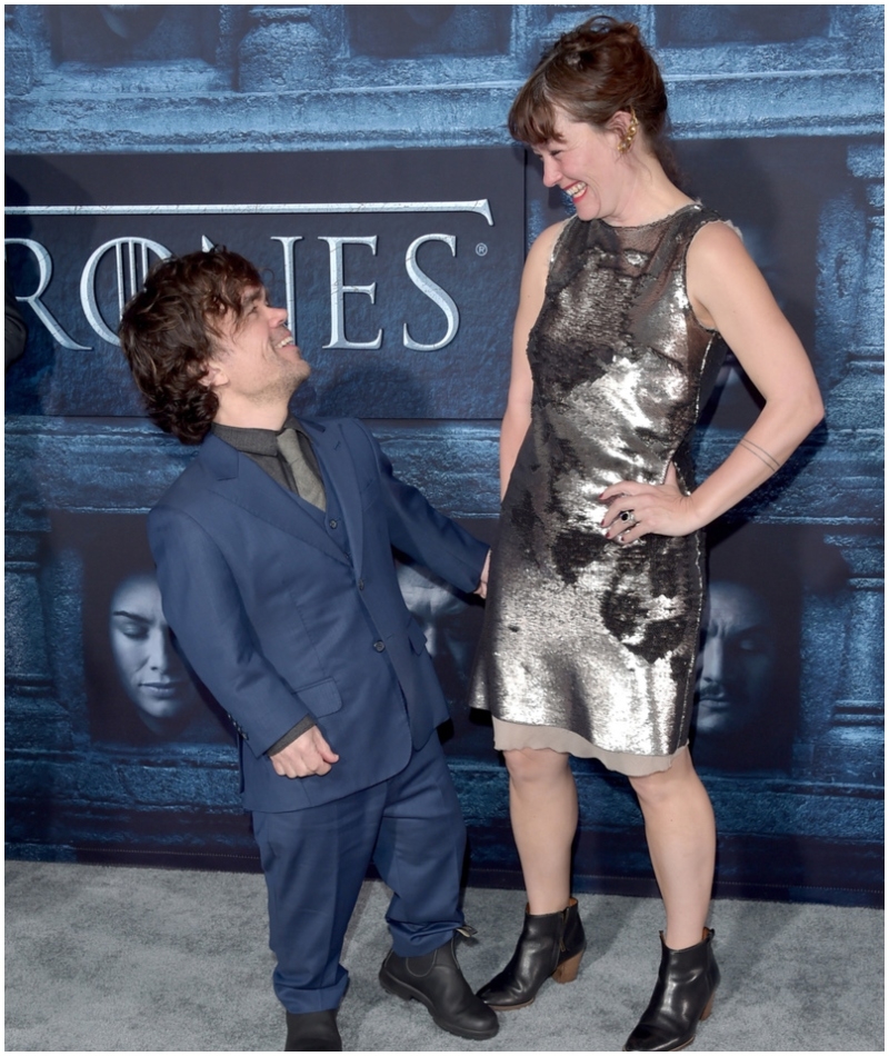 Peter Dinklage and Erica Schmidt | Getty Images Photo by Alberto E. Rodriguez