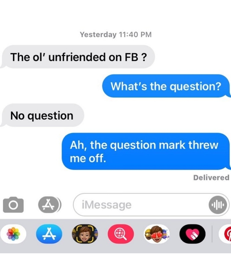 No Questions Here | Instagram/@textsfromyourex