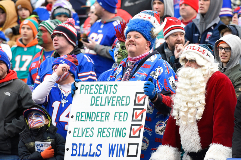 Not Even Santa Claus Can Deliver a Bills Win | Getty Images Photo by Rich Barnes