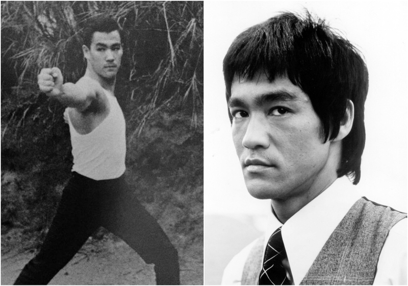 Bruce Lee | Twitter/@brucelee & Getty Images Photo by Michael Ochs Archives