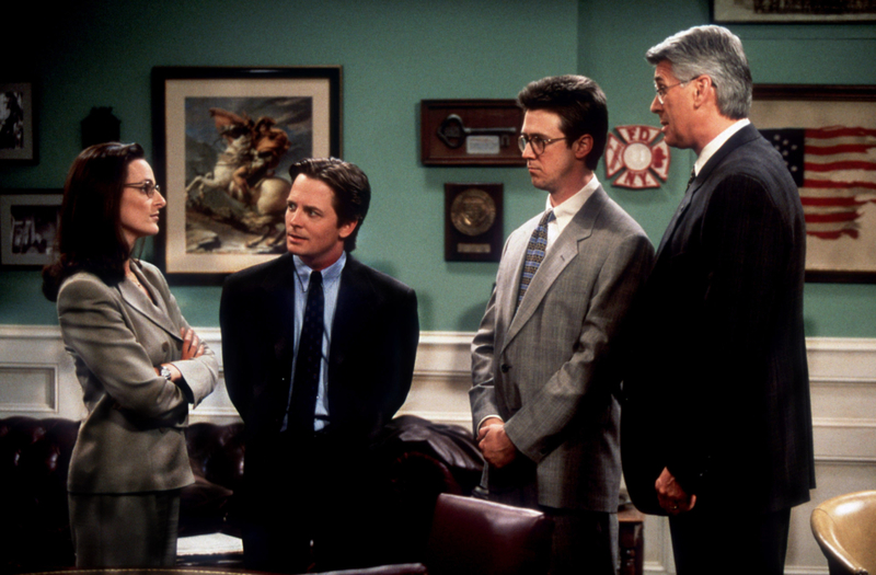 Alex Keaton’s “Spin City” Appearance | Alamy Stock Photo by Paramount Television/Courtesy Everett Collection