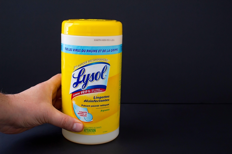 Repurposing the Lysol Bottle | Alamy Stock Photo by Panther Media GmbH/oasisamuel
