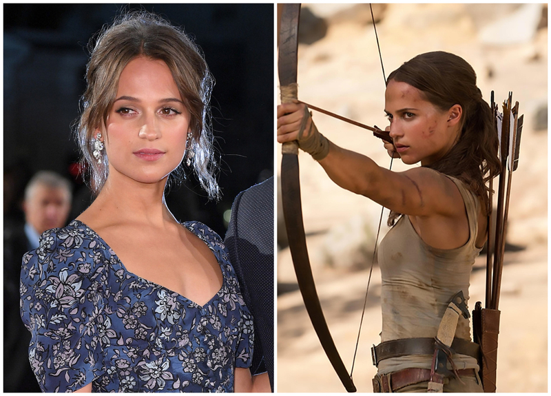 Alicia Vikander and Her “Tomb Raider” Transformation | Alamy Stock Photo by Doug PetersEMPICS Entertainment & Pictorial Press Ltd 