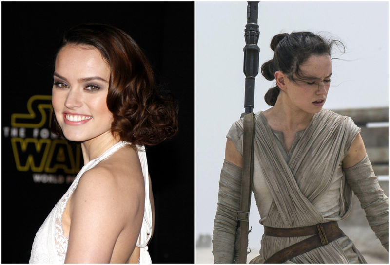 The Force Was Strong With Daisy Ridley in “Star Wars: The Force Awakens” | Tinseltown/Shutterstock & Alamy Stock Photo by AJ Pics/DISNEY/LUCASFILM