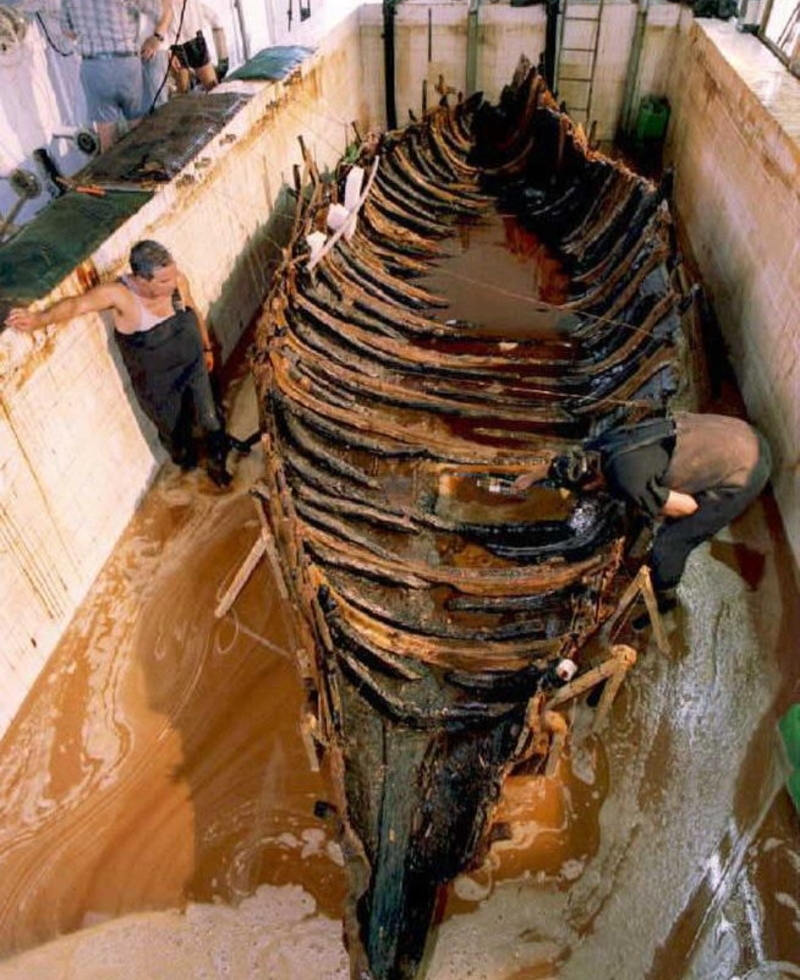 The Ancient Galilee Boat | Getty Images Photo by POOL/AFP