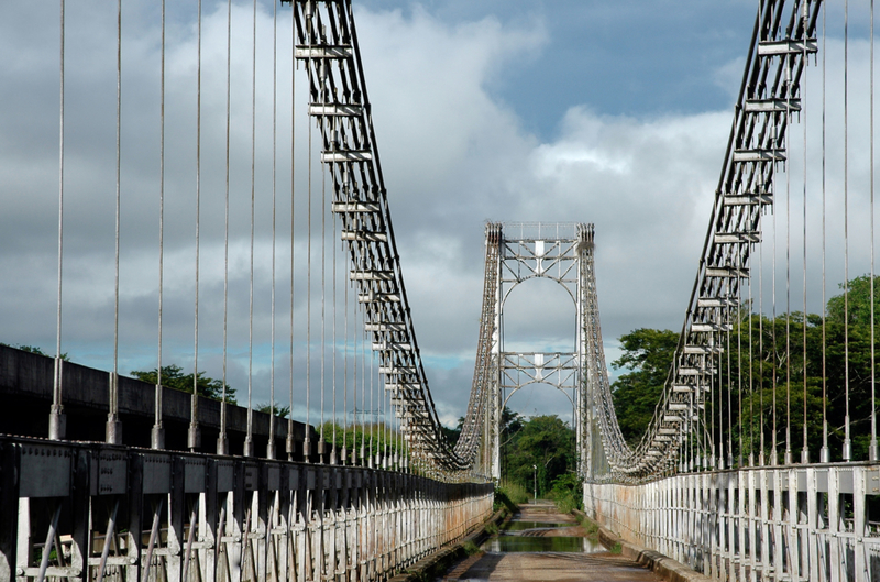 Cuyuni River bridge, Venezuela | Alamy Stock Photo by Marion Kaplan