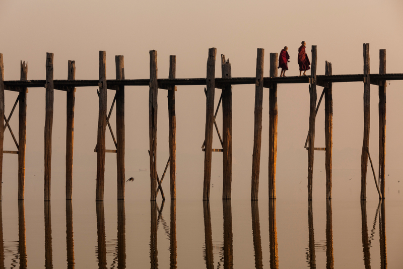 U Bein Bridge, Myanmar | Alamy Stock Photo by Peter Adams Photography