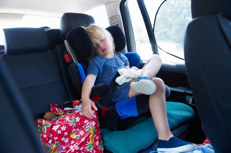 Place a Sheet Under Your Kids’ Car Seat | Alamy Stock Photo