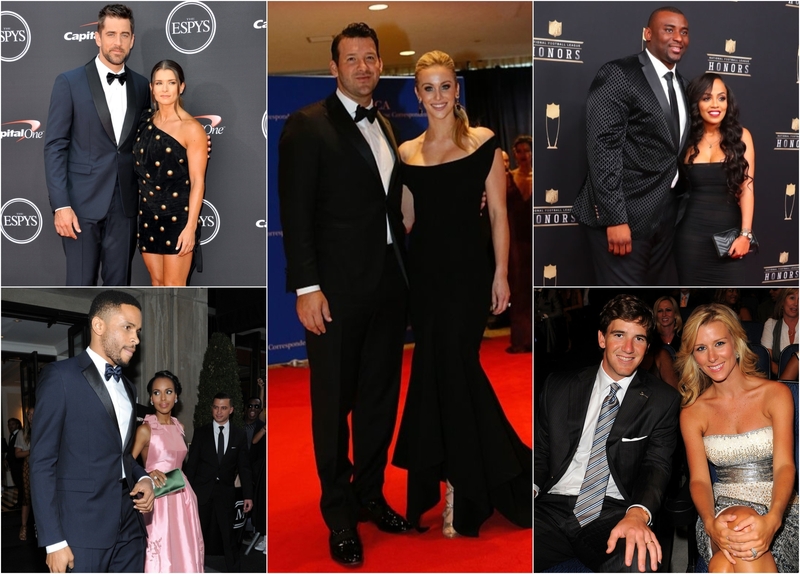 Celebrity NFL Wives and Girlfriends Who Outshine Their Hubby | Getty Images Photo by Allen Berezovsky/FilmMagic & ANDREW BIRAJ/AFP & Rich Graessle/Icon Sportswire & Andrew Toth & Michael Caulfield/WireImage