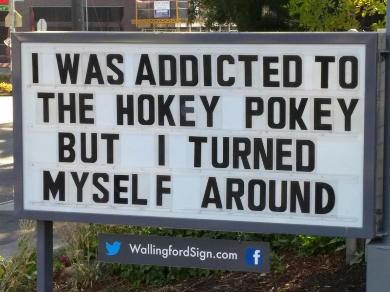 Hokey Pokey | Twitter/@WallingfordSign