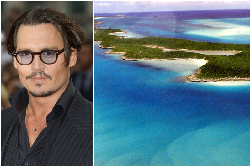 Johnny Depp – Little Halls Pond Cay, Bahamas | Alamy Stock Photo by London Red carpet & Varhad Vladi/dpa picture alliance archive