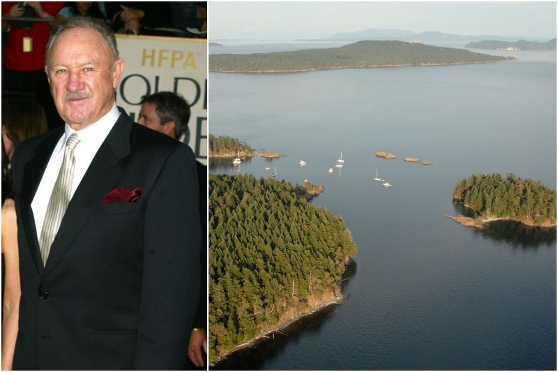 Gene Hackman - British Columbia, Canada | Getty Images Photo by Jeffrey Mayer/WireImage & Alamy Stock Photo by Kevin Oke / DanitaDelimont.com