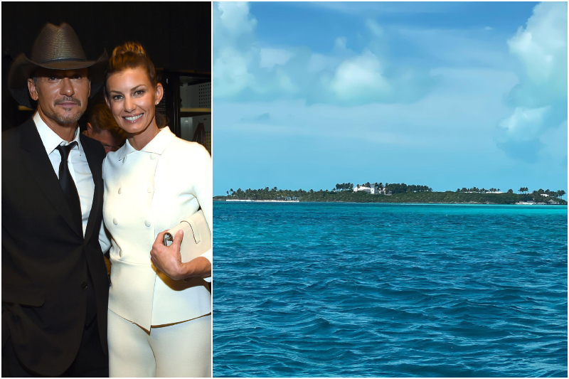 Tim McGraw and Faith Hill - Coat Cay, Bahamas | Getty Images Photo by Rick Diamond/ACM2016/dcp & Instagram/@nantucket_yacht_services