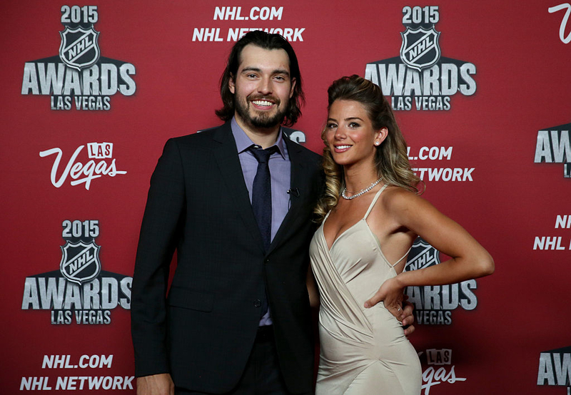 Drew Doughty and Nicole Arruda | Getty Images Photo by Bruce Bennett