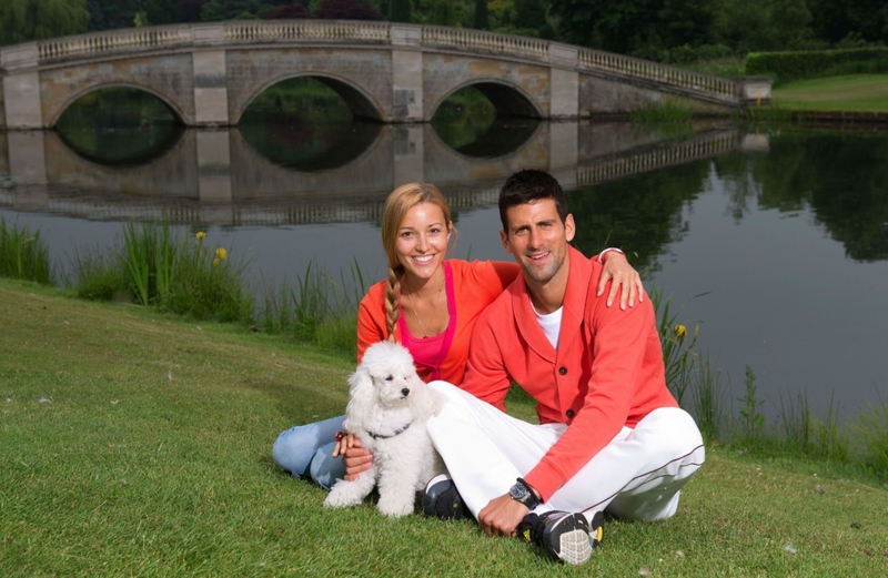 Jelena and Novak Djokovic | Alamy Stock Photo by Mark Pain