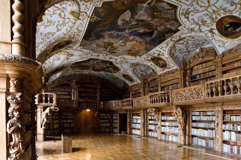 The Waldsassen Abbey Library | Alamy Stock Photo by Image Professionals GmbH /H. & D. Zielske