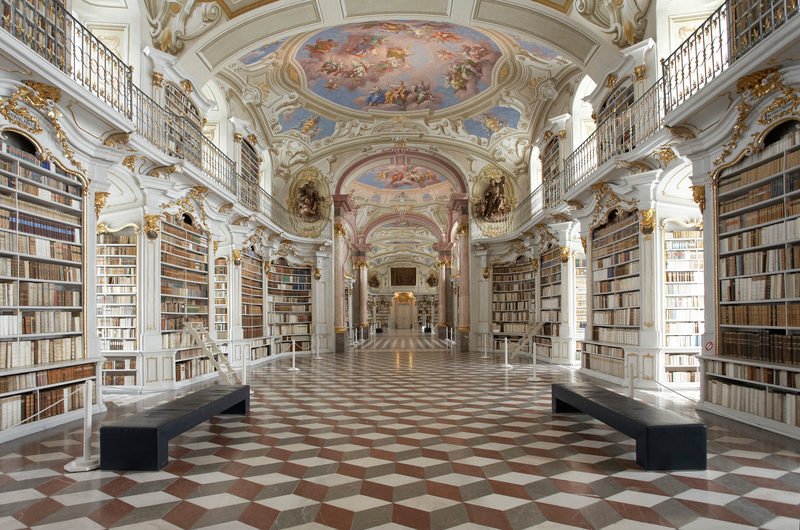 The Benedictine Monastery of Admont, the Largest Library in the Entire World | Alamy Stock Photo by Edwin Stranner/imageBROKER.com GmbH & Co. KG