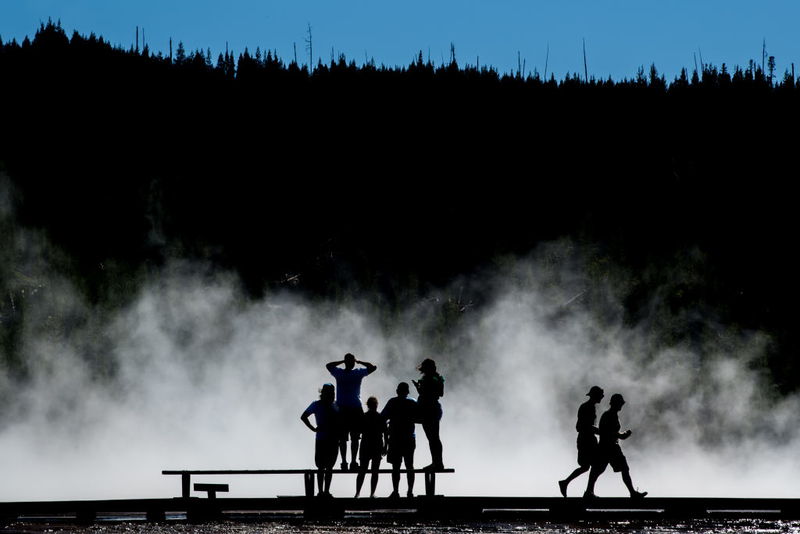 Grand Prismatic Spring, Wyoming | Getty Images Photo by Patrick Gorski/NurPhoto