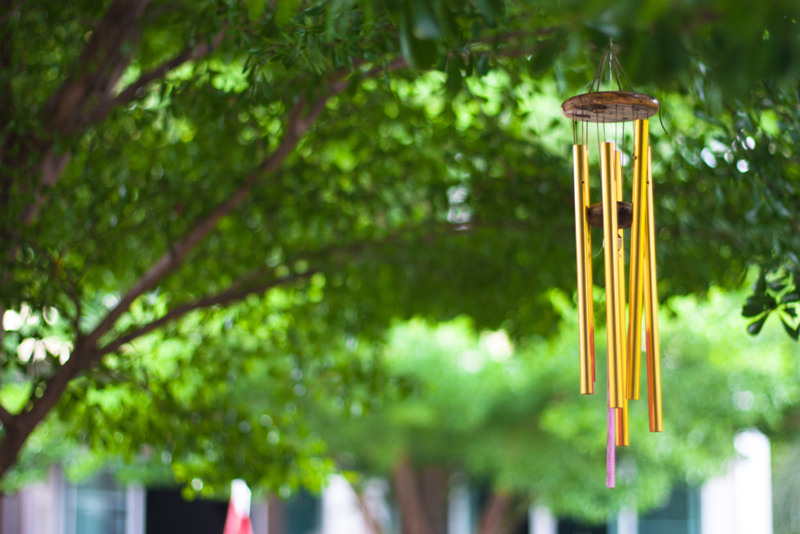 Wind Chimes and Outdoor Decor | Shutterstock