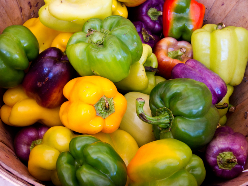 Bell Peppers | Alamy Stock Photo by John Crum