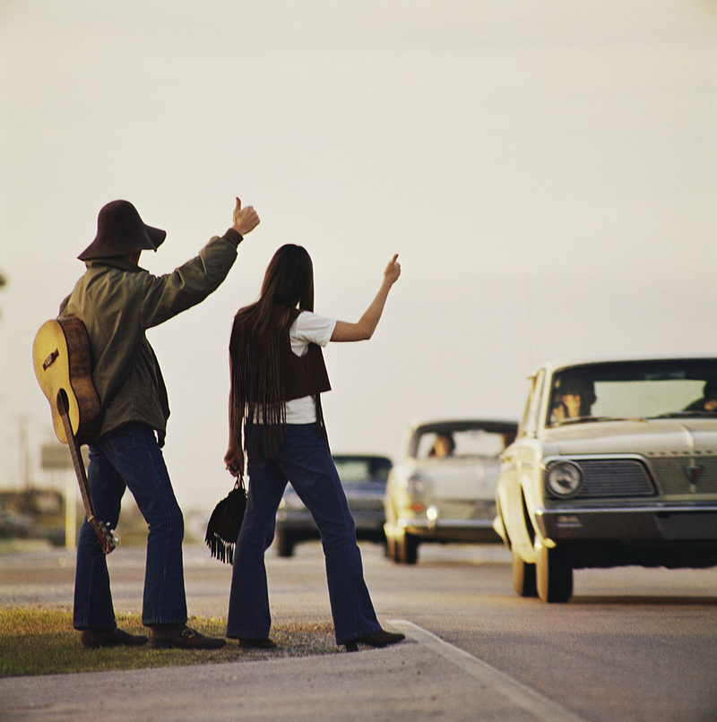 People Hitchhiked Everywhere | Getty Images Photo by Dennis P Hallinan